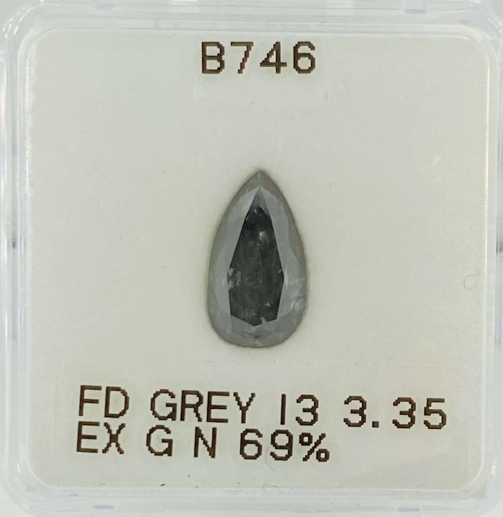 3.35ct Pear SINGLE image 2 of 3