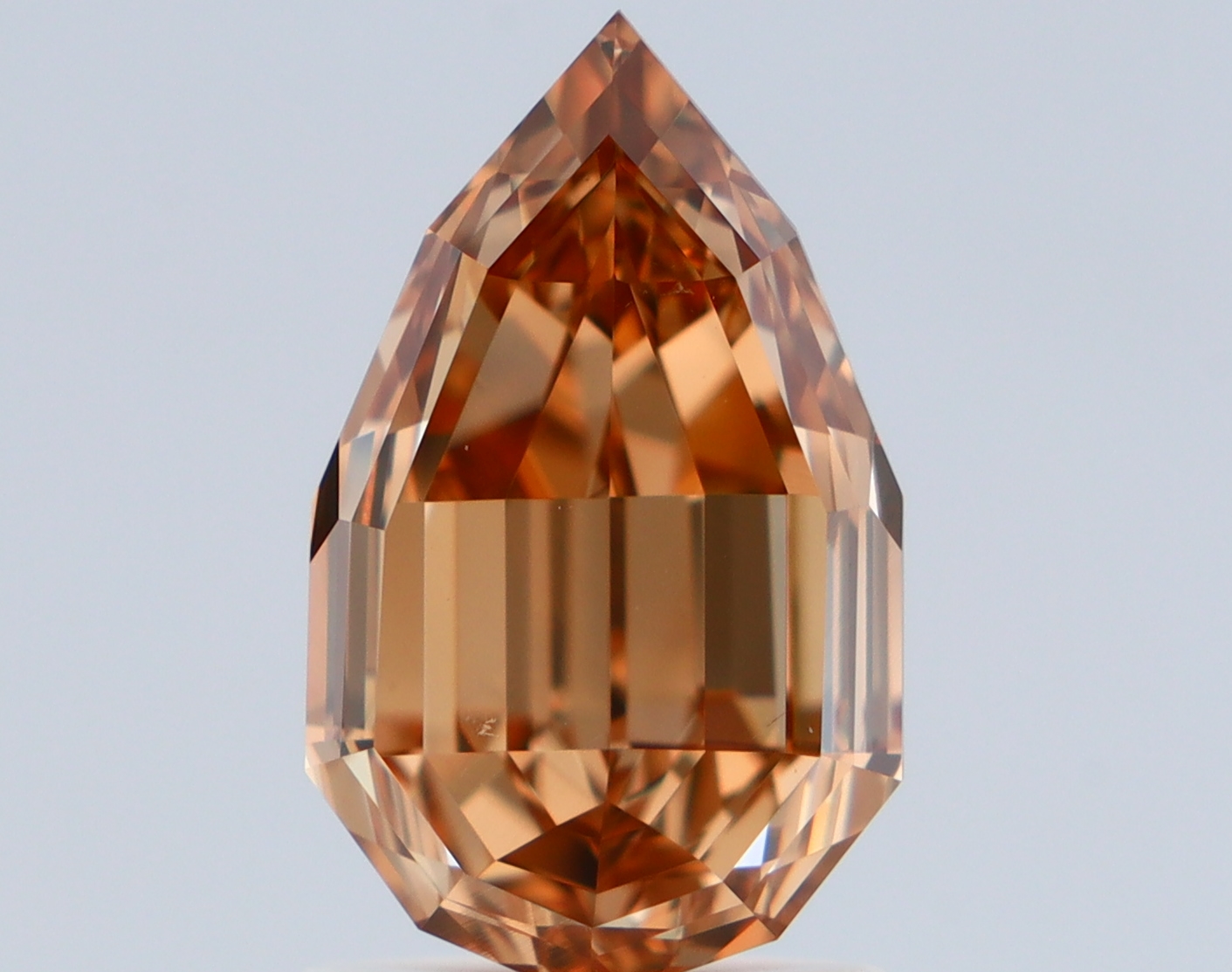 2.00ct PEAR STEP CUT SINGLE image 2 of 3