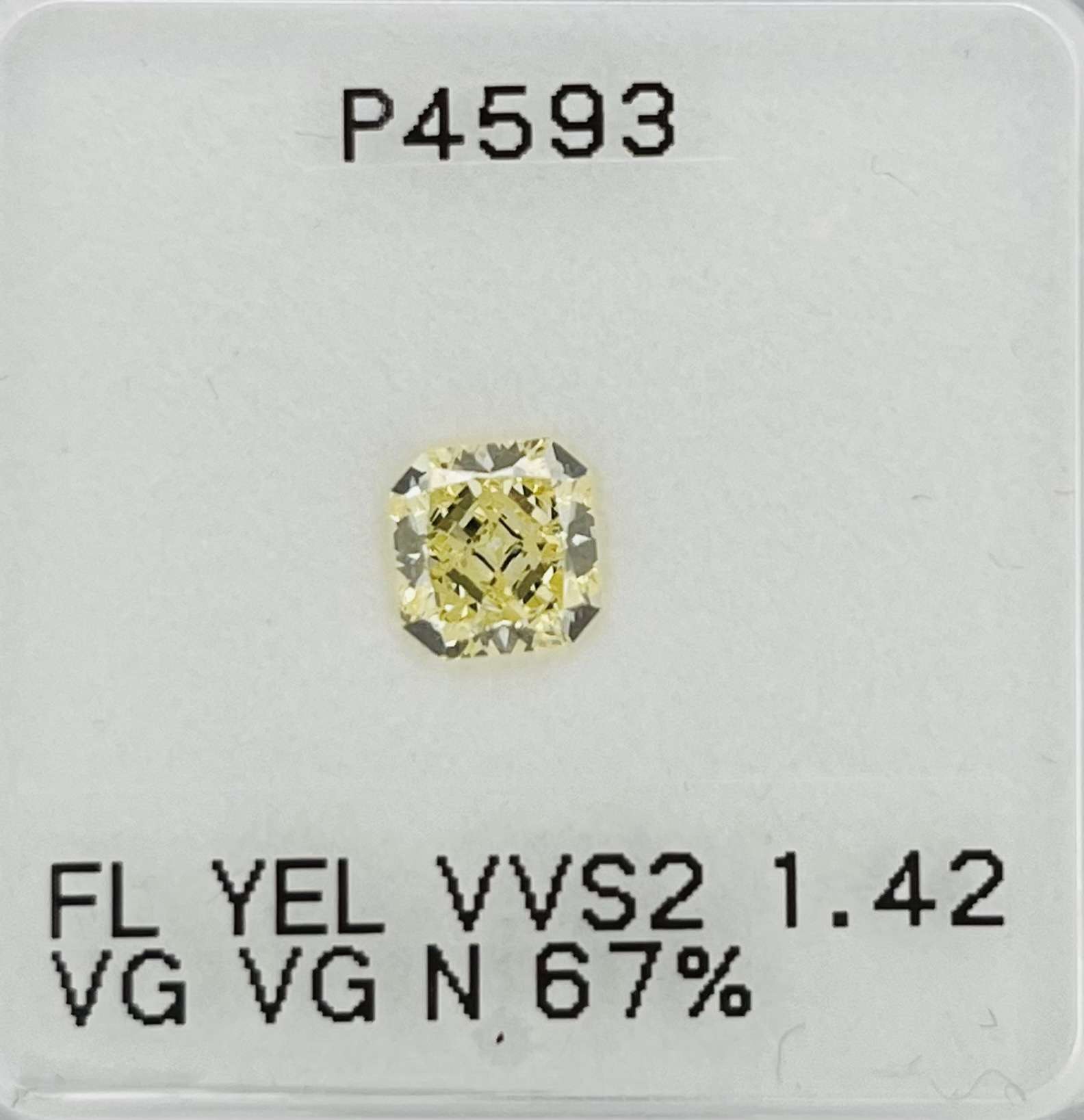 1.42ct Square SINGLE image 2 of 3