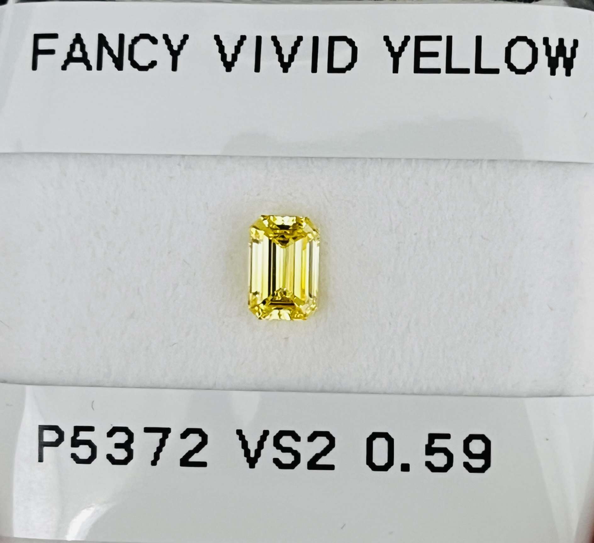 0.59ct Emerald Cut SINGLE image 2 of 3